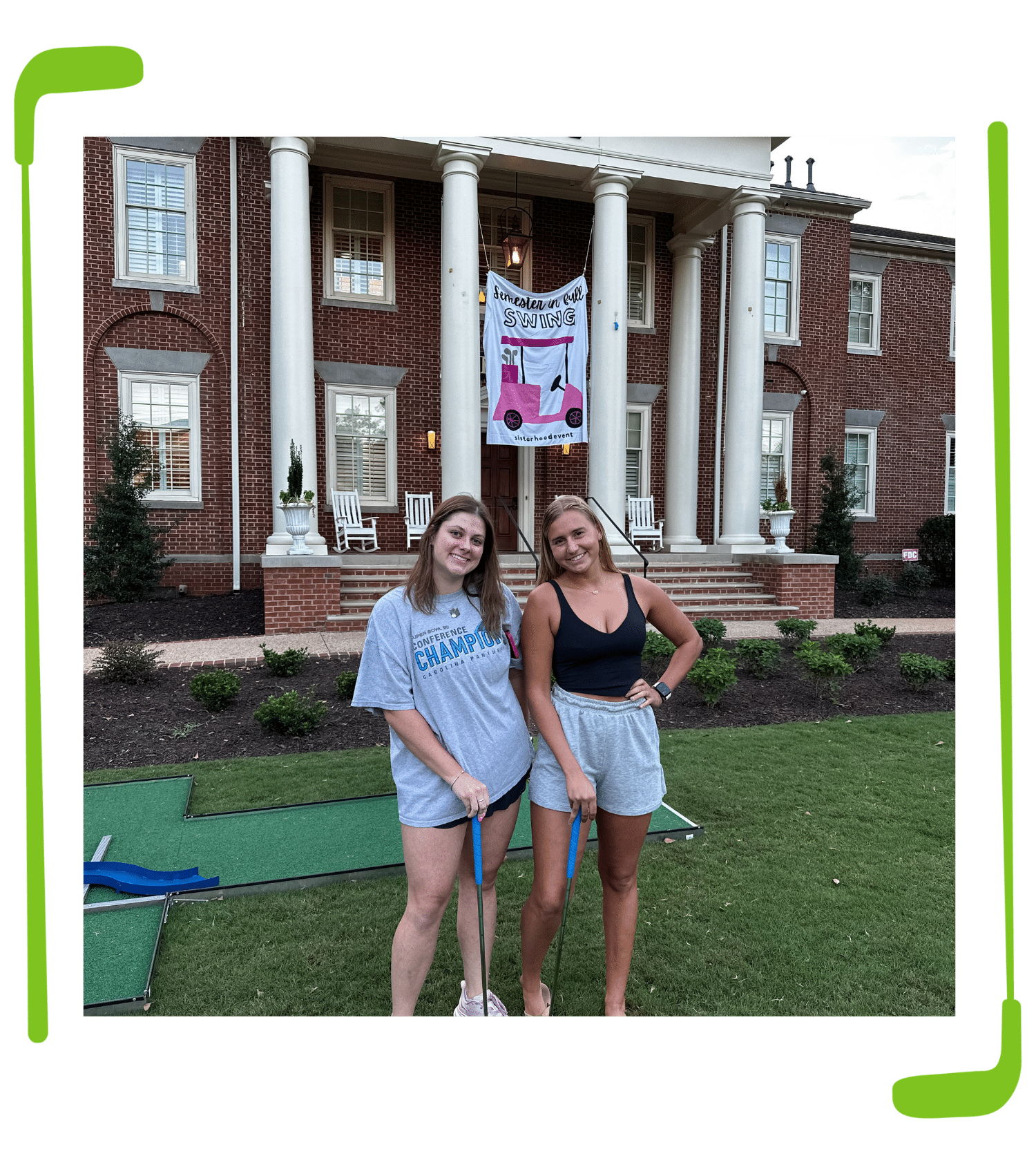 putt athens website golf green blobs Mobile Mini Golf in Athens, GA